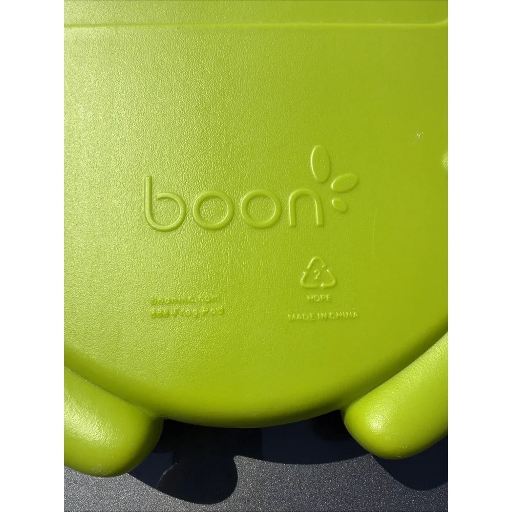 Boon Frog Pod Bath Tub Toy Scoop & Storage Holder Caddy Storage Pool Water Green